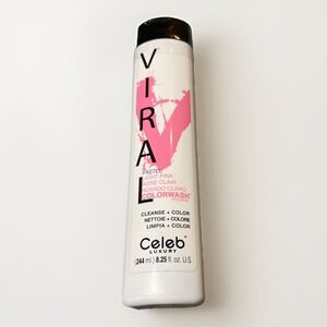 Celeb Luxury Viral Intense Color Depositing Colorwash Shampoo 8.25oz Lt Pink New